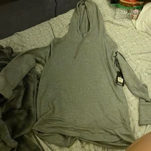 Athletic Works Mock Neck Hoodie